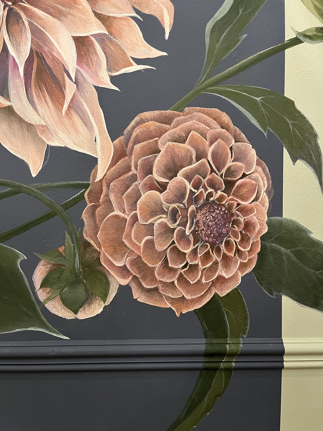 Dalia, decorazione a parete floreale
